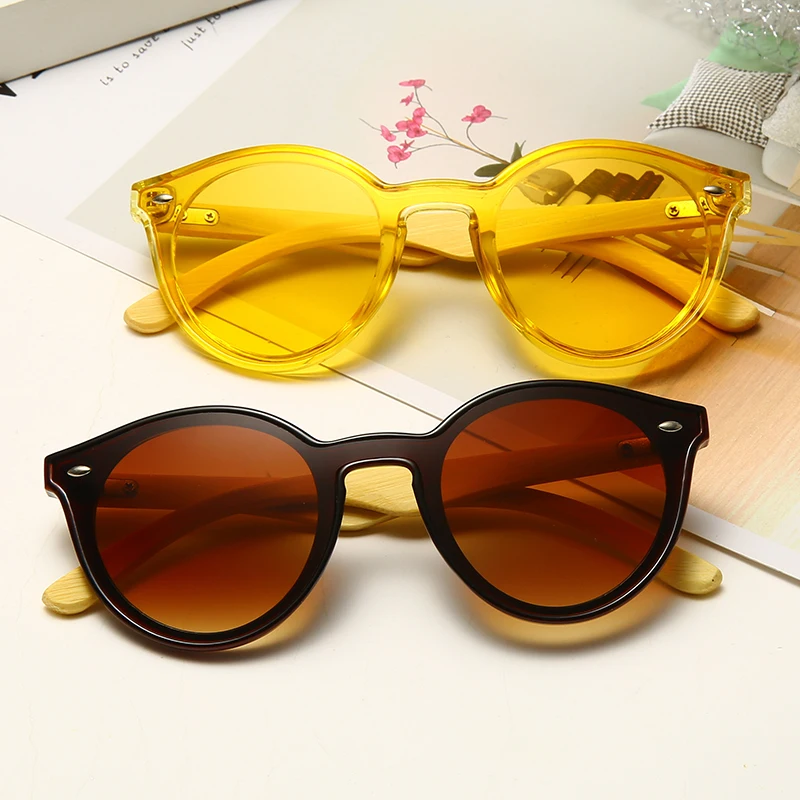 

DLL4380 One Piece Lens round Vintage Oversize Fashion Shades Sunglasses 2020 Mirror custom Sun Glasses For Women