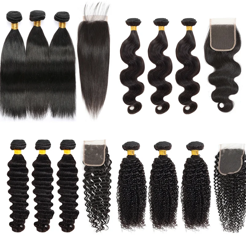 

Honesty Big Wholesale Virgin Human Hair Extensions Vendors Mink Brazilian Virgin Human Hair Bundle with Closure