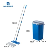 

Self-dry Microfiber Flat Scraper Mop Durable Mop Bucket Household Cleaning