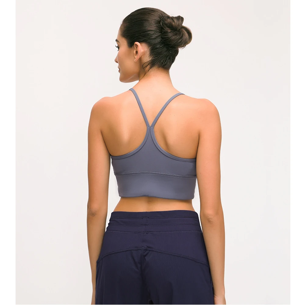 

AOLA womens china sexy high impact custom adjustable support sports bra logo, Black/blue/grey purple