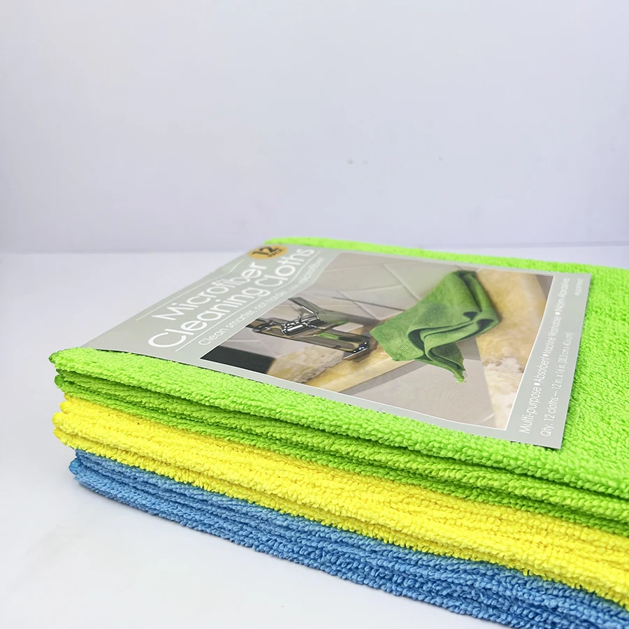 

House Clean Towel Reusable Microfiber Cloth Multi-purpose Rags Microfiber Towel