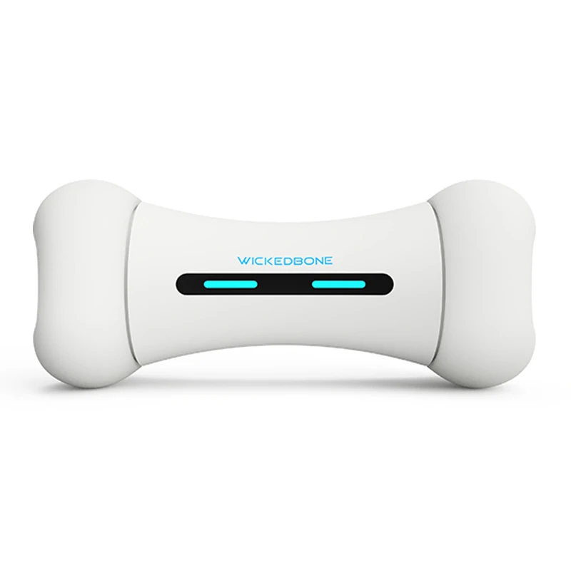 

USB Rechargeable PC Dog Toy Material TPU Material Smart Pet Dog Training Toys, White