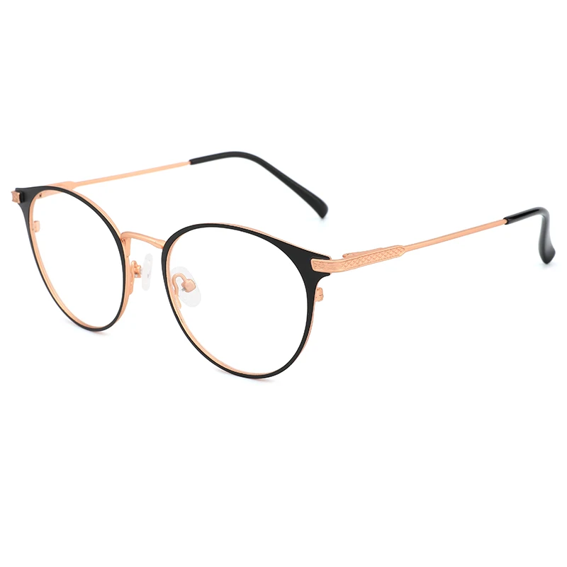 

Square Big Slim Vintage Metal Optical Eye Glasses Frame, As shown