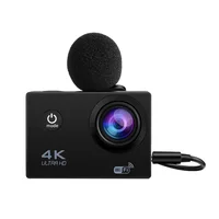 

Microphone Ultra 4K HD Action Camera Sport with WIFI and Remote Control with Accessories