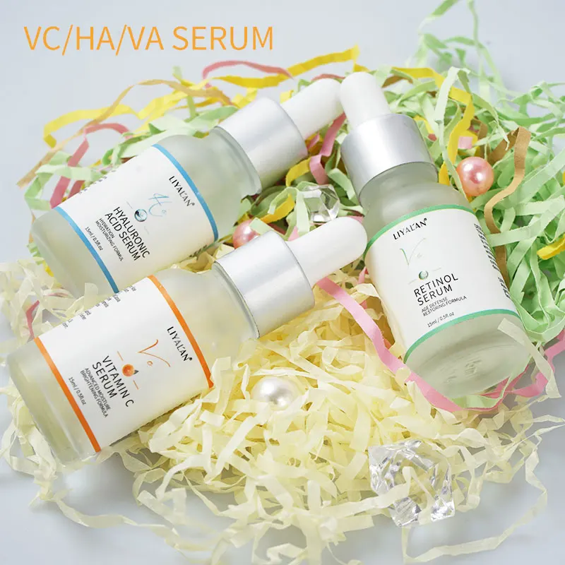 

LIYALAN Facial Beauty Skin Care Serum (New) Anti Aging Hylauronic Acid Vitamin A Vitamin C Face Serum Set