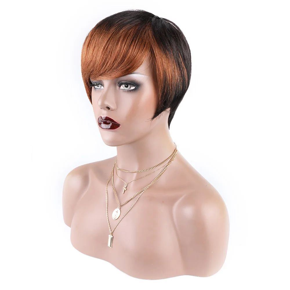 

Free Shipping Machine Made Bob Wig Short length Straight Virgin Cuticle Aligned Hair Human Hair Wigs for Black Woman