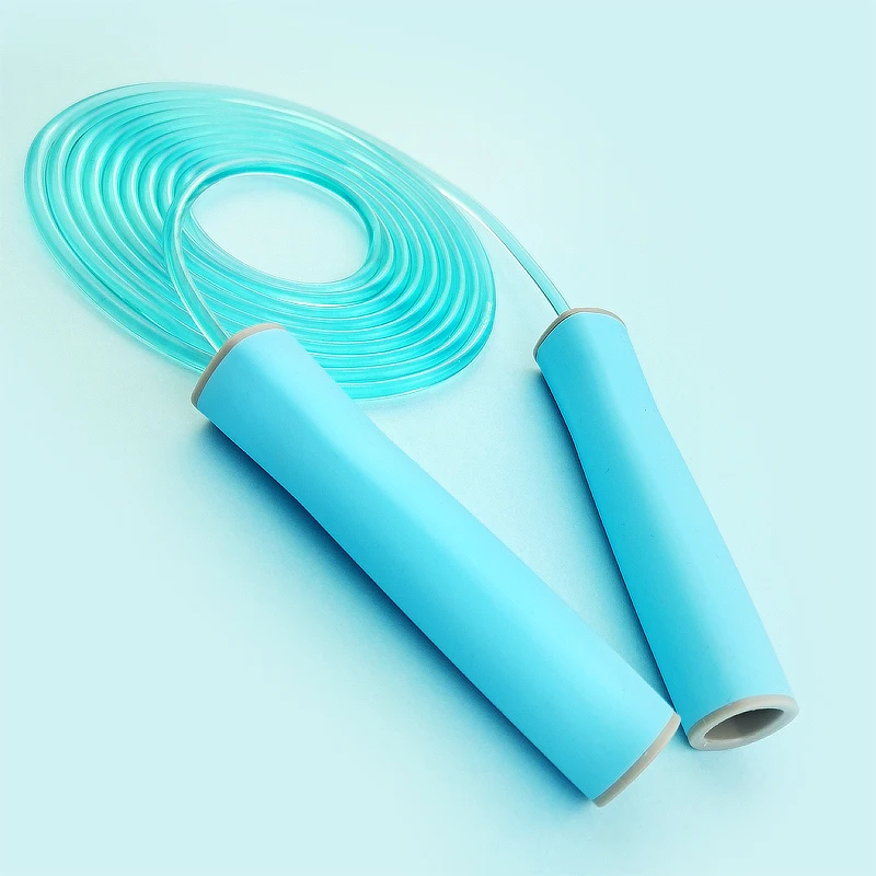

Custom Adjustable Fitness Jump Rope With logo PVC Gym Handle High Speed Skipping Jump Rope