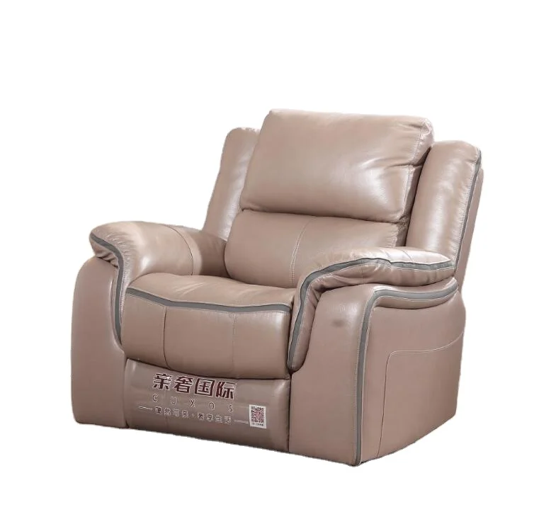 

Leather sofa living room Reclining sofa set American style 2021 new design