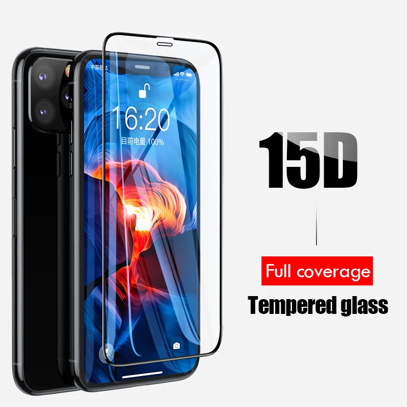

professional 15D terpered glass protector screen guard for iphone 7 8, Crystal clear