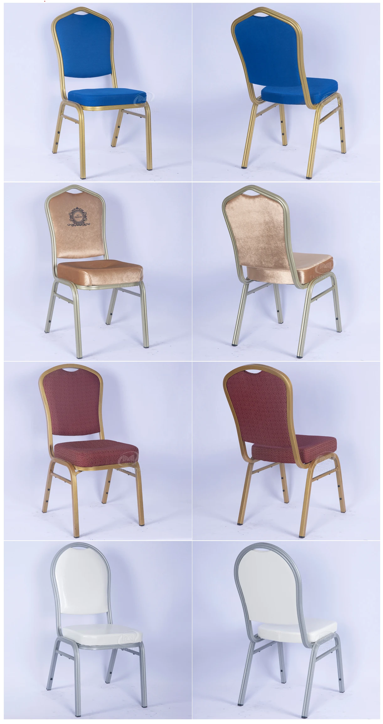 High Quality Guangzhou Banquet Hall Furniture Restaurant Wholesale Banquet Chairs Stackable