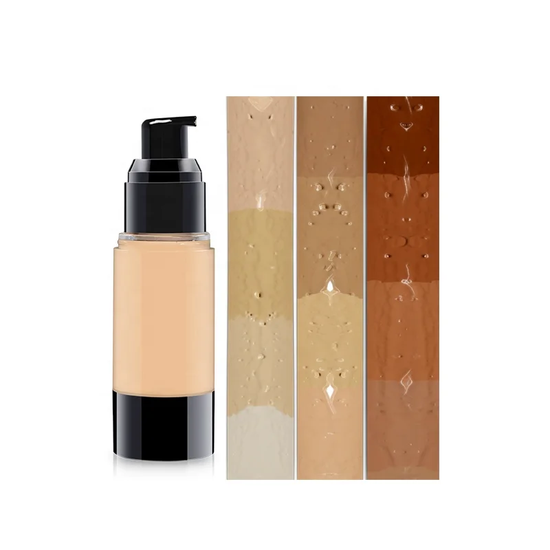 

Wholesales Matte Foundation Vegan makeup no logo 12 Colors Makeup Private Label Liquid Foundation