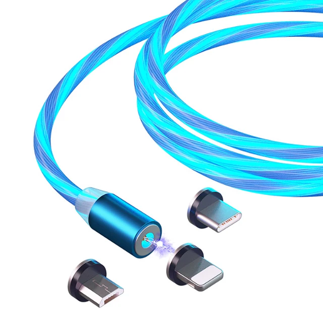

UUTEK UC002 usb cable for android phone top quality usb type-c cable hot selling 3 in 1 retractable usb cable, Blue,red,green,white