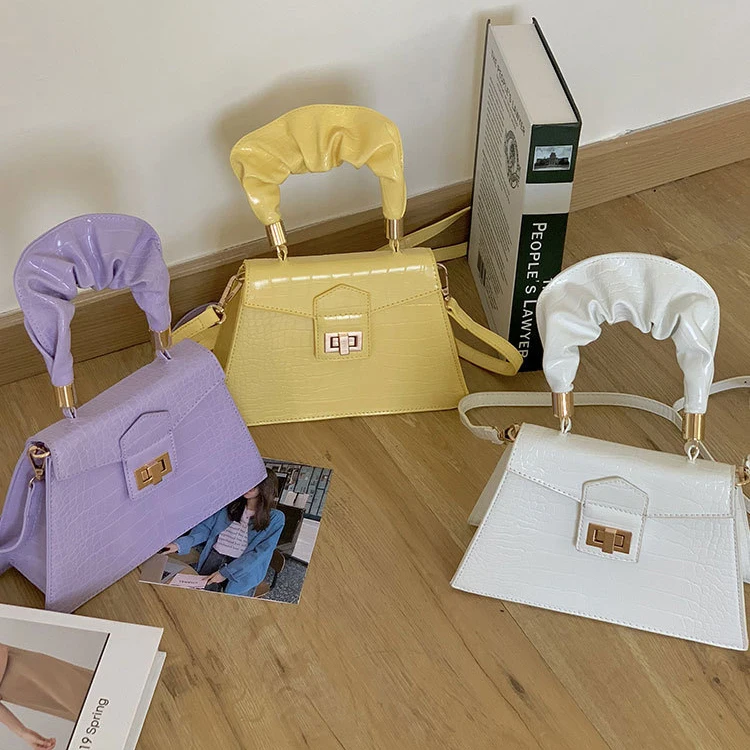 

wholesale suppliers custom logo fall purses bag crocodile pu 2020 wholesale lady handbags for women