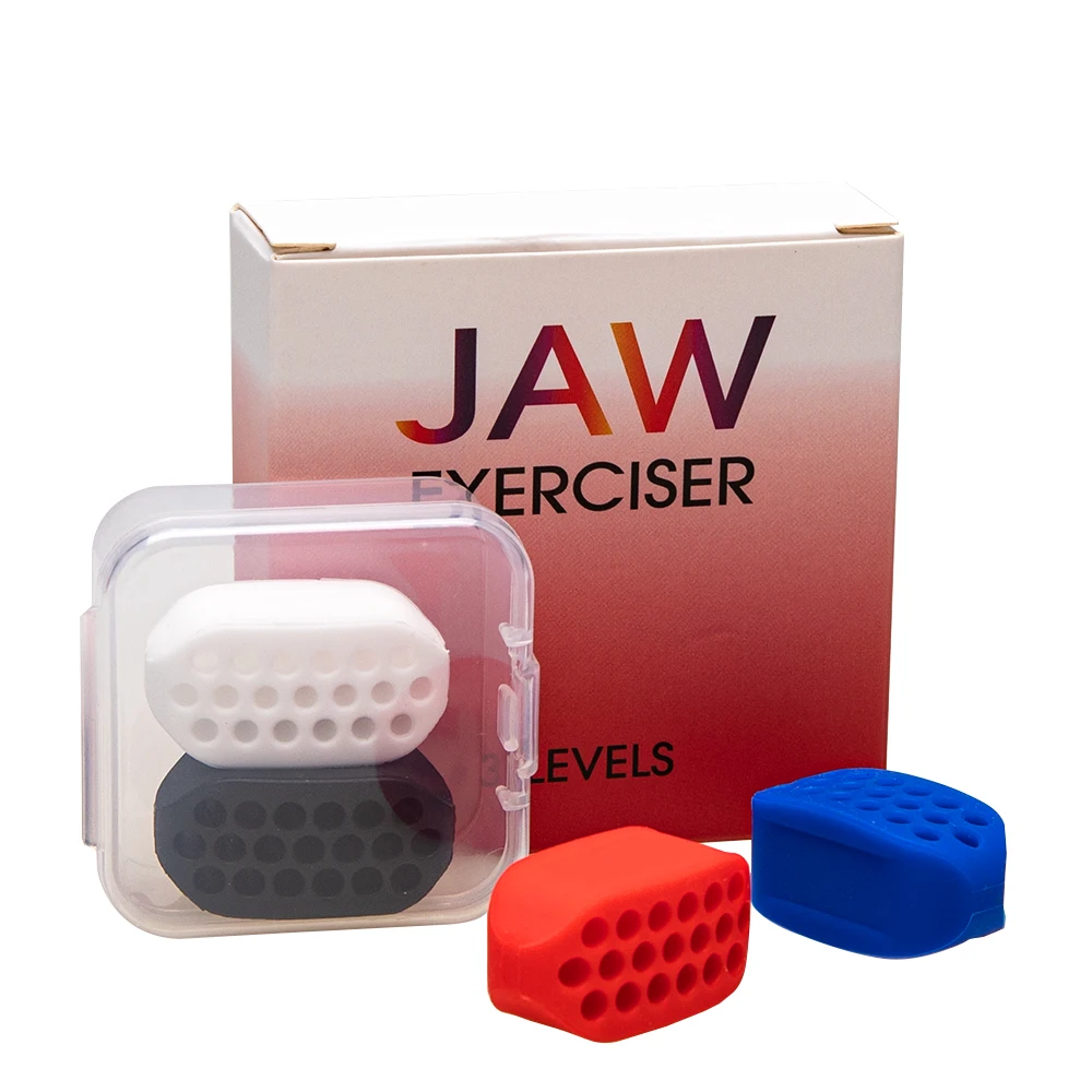 Top Quality Silicone Jawline Exerciser Face Jaw Shaper Ball Double Chin Eliminator Jaw Trainer