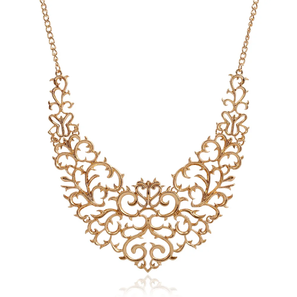 

ZQ023 Fashion Gold Necklace Women Alloy Choker Necklace Jewelry