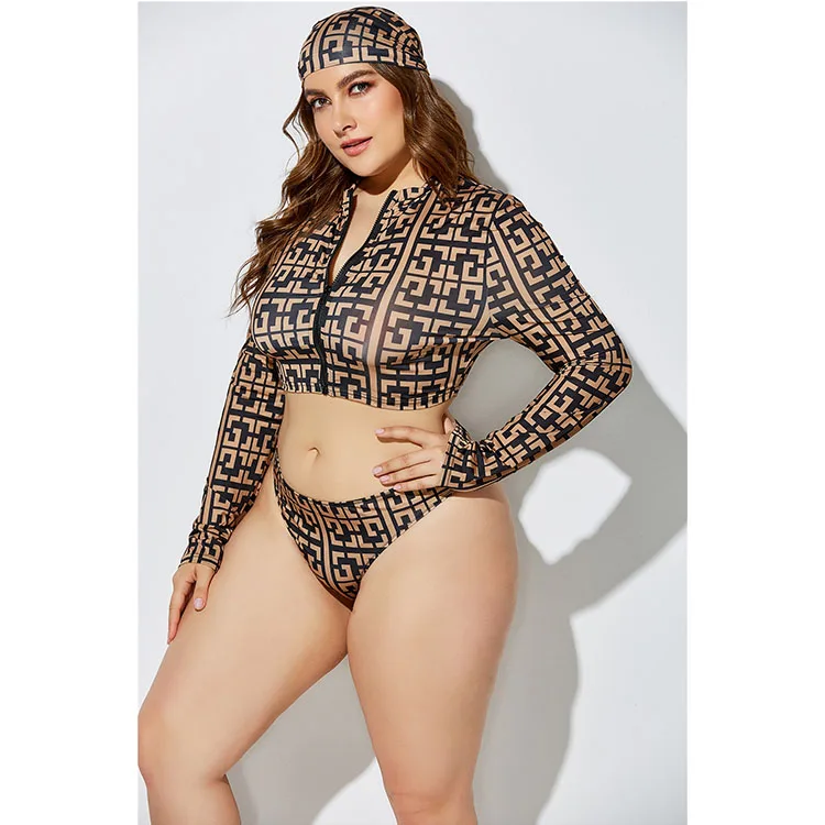 

2021 Designer Newest Modest Push Up Bikini Swimwear Beach Plus size Swimsuit for Women, Colorful