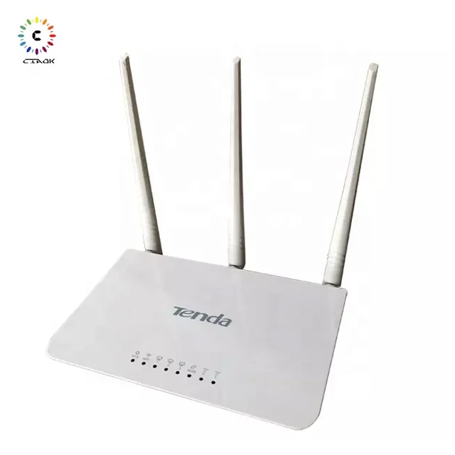 

Low Price Tenda Router wifi 300mbps 2.4GHz 5dBi Wifi Router English Software Used Router Tenda F3, White