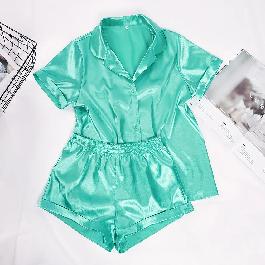 

Two Pieces sleep short sets wholesale luxury pyjamas pajamas sets nightwear