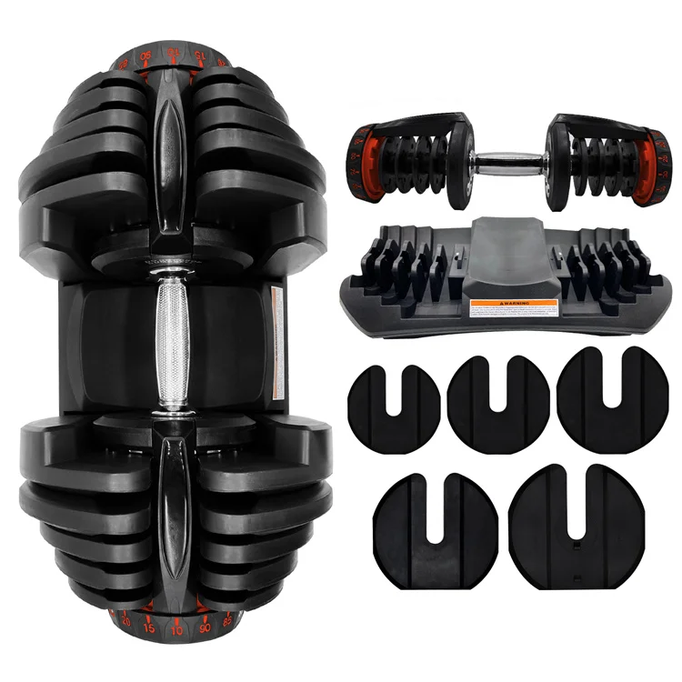 

Best Quality Home Gym Fitness Equipment Adjustabel 40Kg Dumbells Set Adjustable Dumbbells