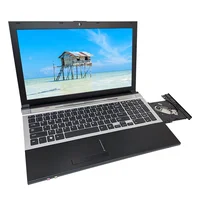 

Hot Selling 15.6inch Metal Notebook Laptops Core i7 With 8GB Ram + 256GB SSD + 1TB HDD DVD-RW Netbooks