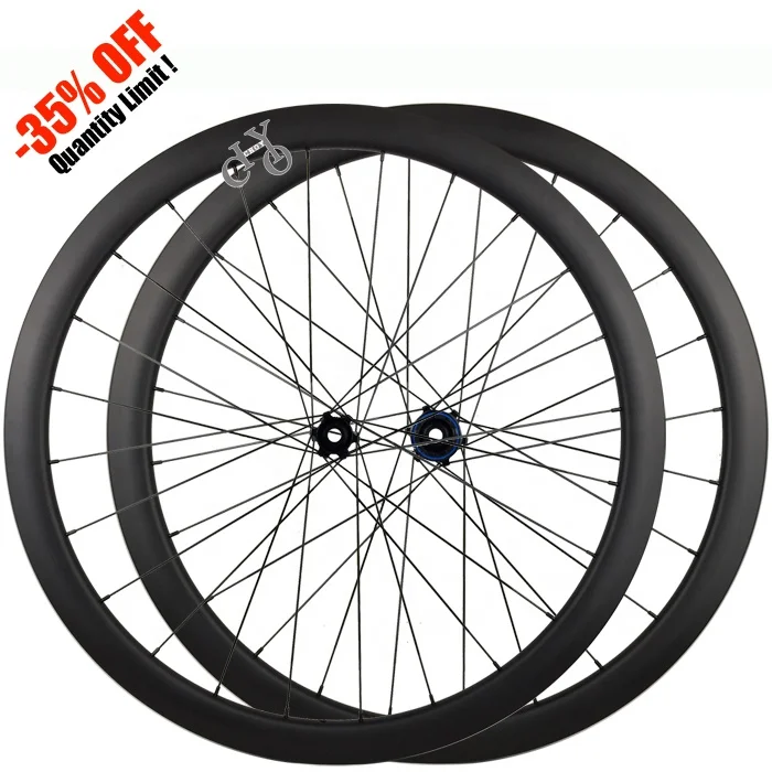 

Hot Cheap Carbon Wheelset 700c Cycling Wheels 38mm Bicycle Wheelset 25mm Width Road Bike Wheel Disc Tubeless Carbon Bike Wheel