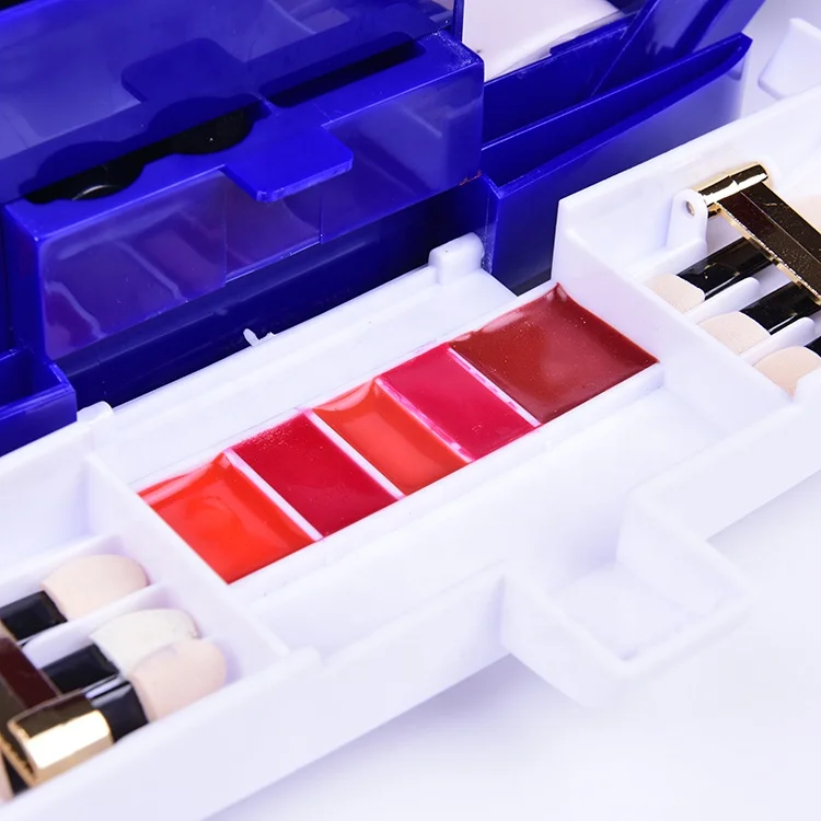 
Top Sale Waterproof Eyeshadow Palette Makeup Powder Cosmetic Brush Kit Box With Mirror Women Professional Make Up kit 