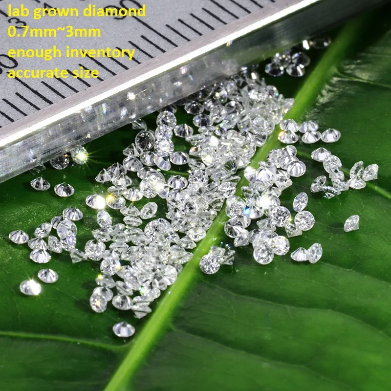 

Starsgem 0.8mm-3mm loose created diamond DEF VS made diamant hpht cvd lab grown diamond