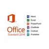 Genuine globally used Microsoft Office 2016 Standard DVD Retail Box Online actiavte Window Operating System For PC