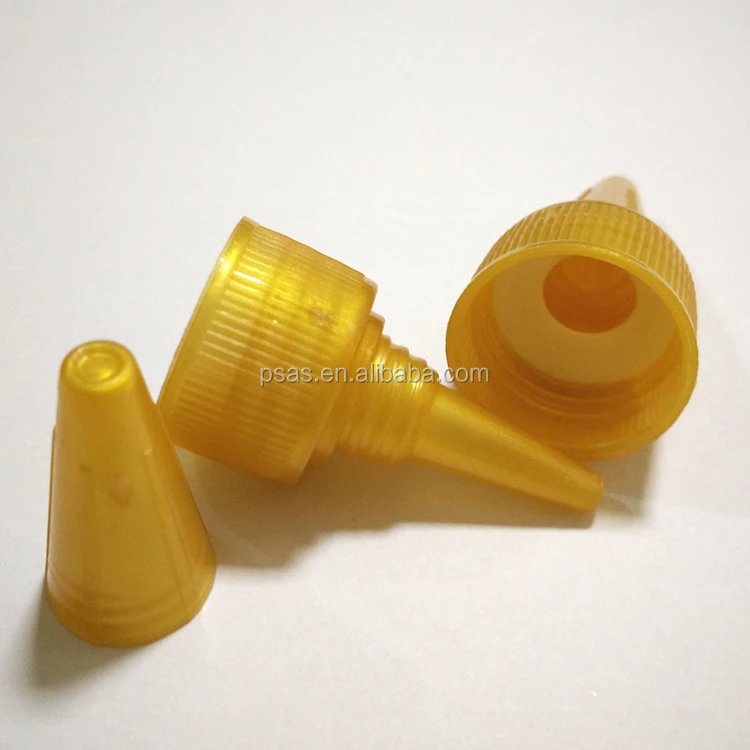 20mm Plastic Squeeze Bottle Twist Cap Pointed Mouth Bottle Closures