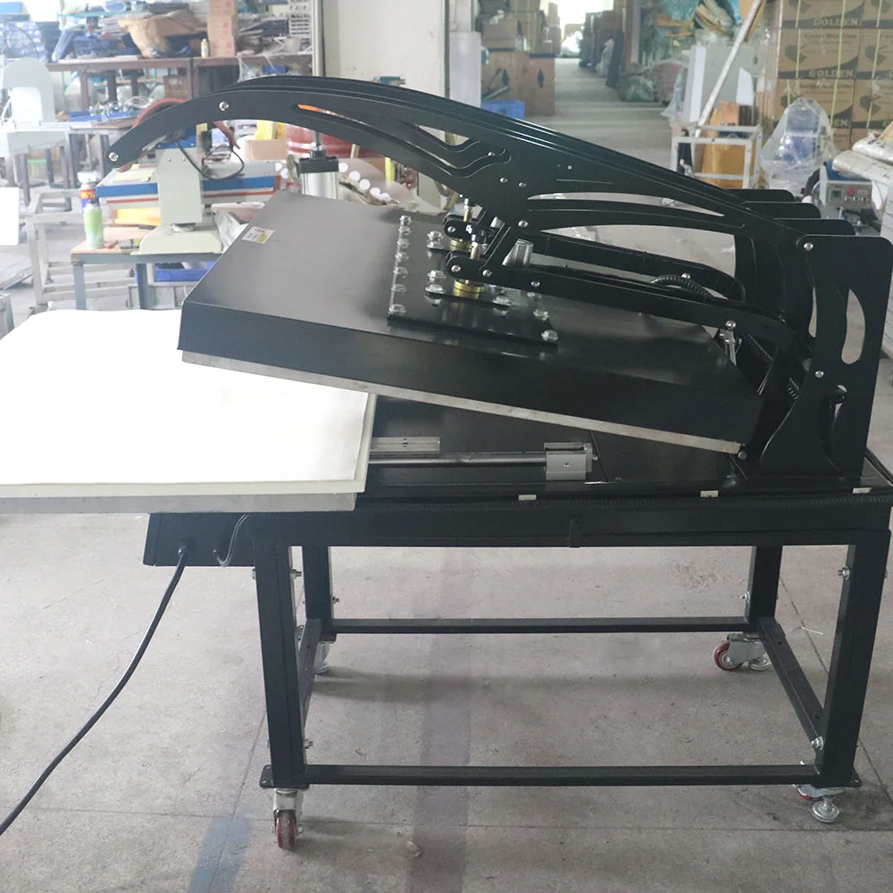 110v 80x100 Heat Press 31x39 Pneumatic One Station Flat Manual Large