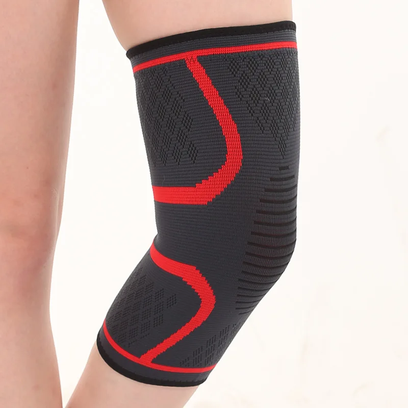 

Cheap Compression Sports knee pads Fitness Basketball Knee Support Brace Elastic Nylon Protective Gear Custom Knee Pads