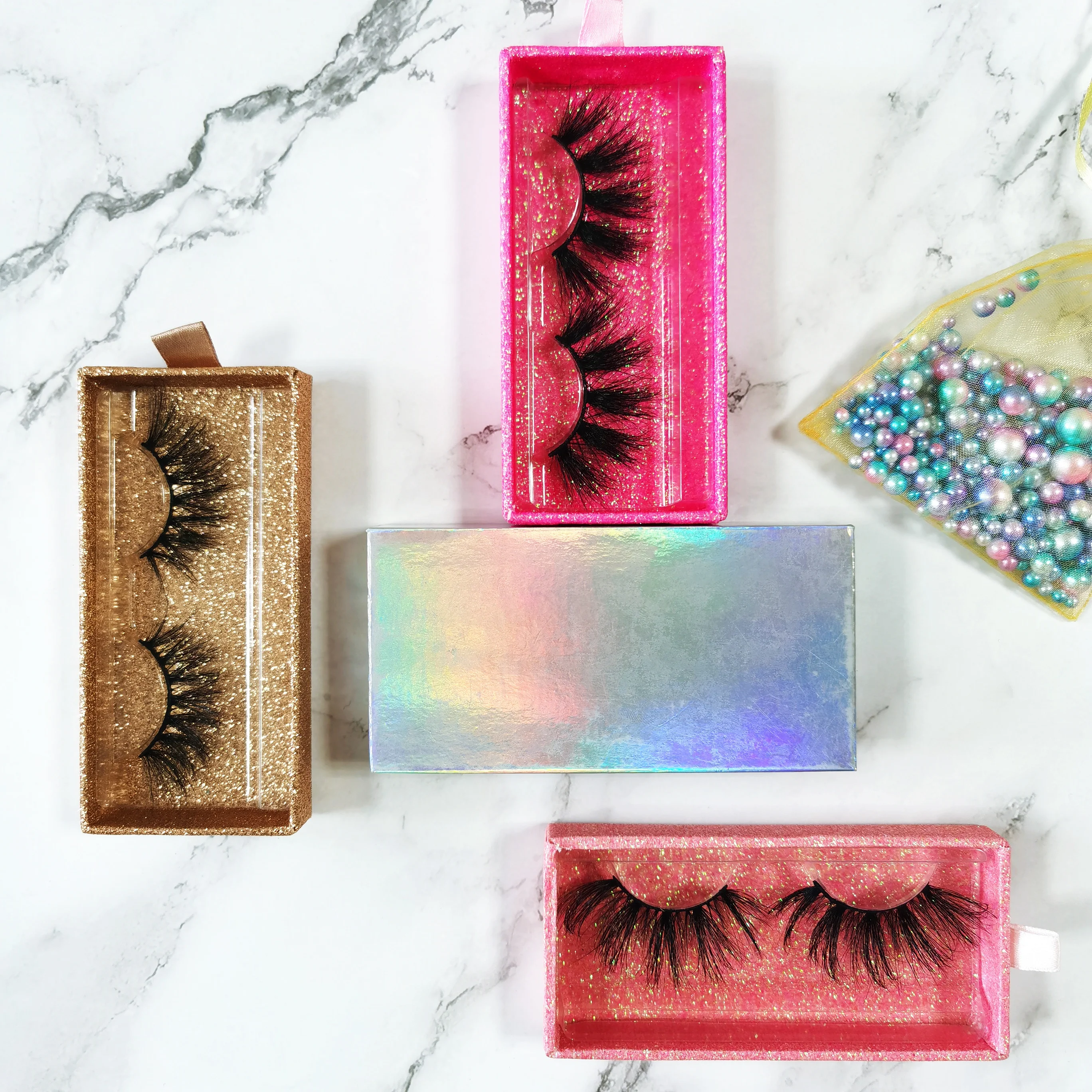 

private label wholesale 25mm 3D real mink lashes vendors