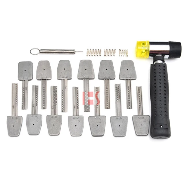 

13 Pcs Crescent-shape bump key Locksmith Tools Kit Shims Plane Kaba Lock Pick Tools locksmith supplies