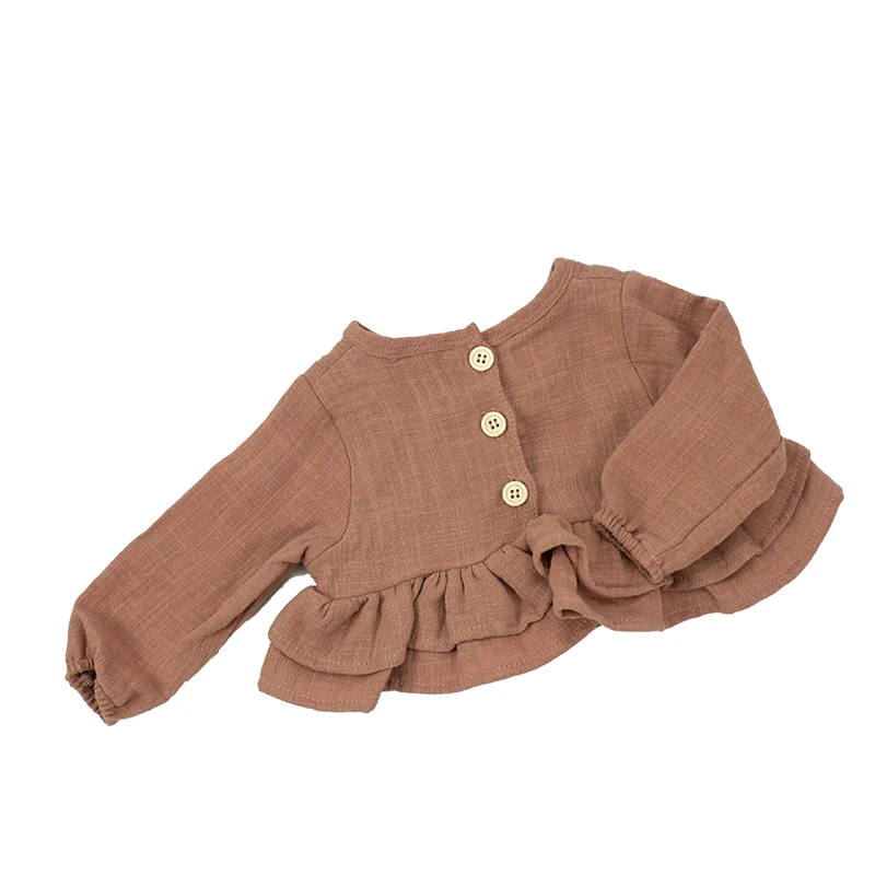 
wholesale cute and fashion handmade custom 100% cotton summer baby girl top 