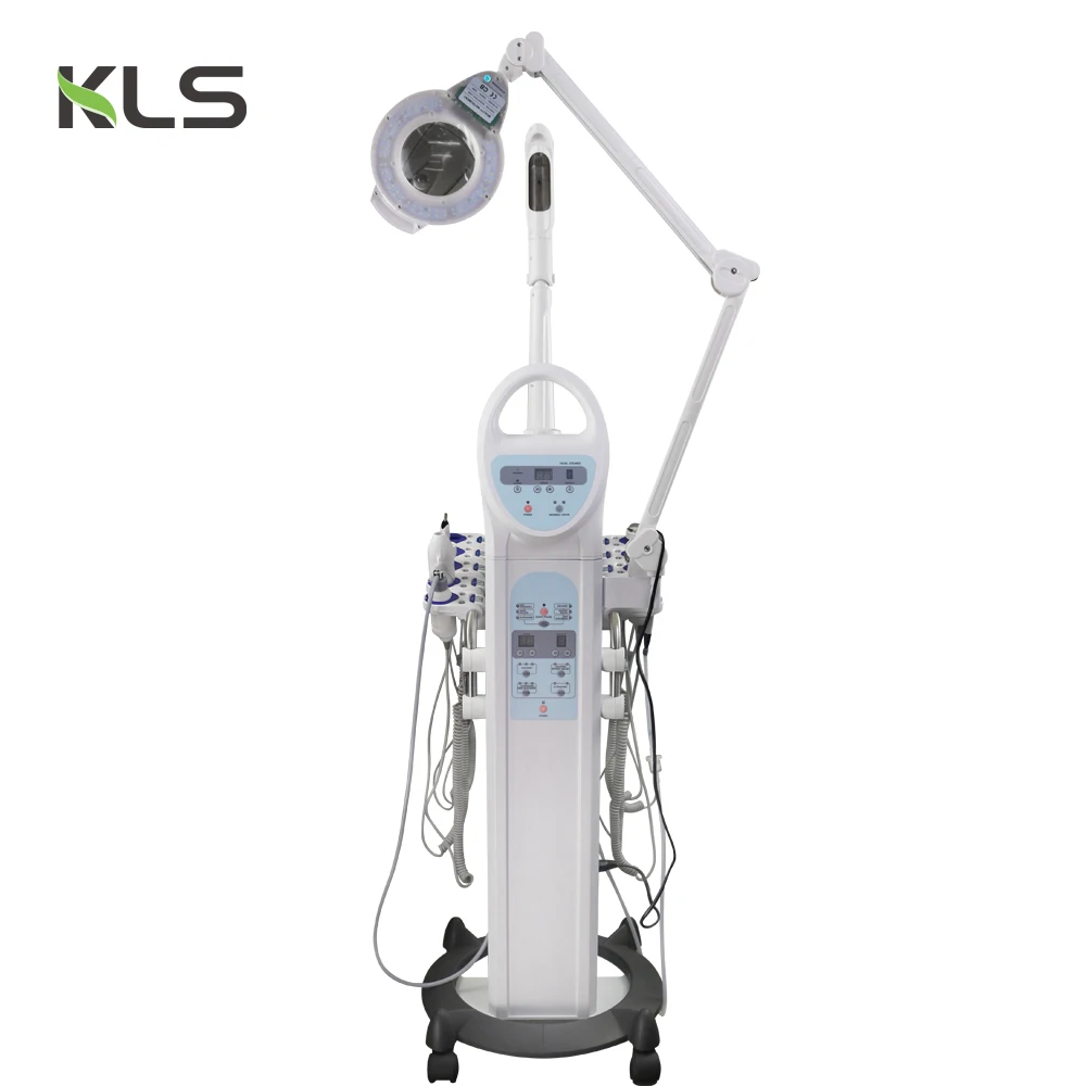 

Factory price 9 in 1 multifunction best facial skin cleaning machine skin scrubber beauty salon equipment