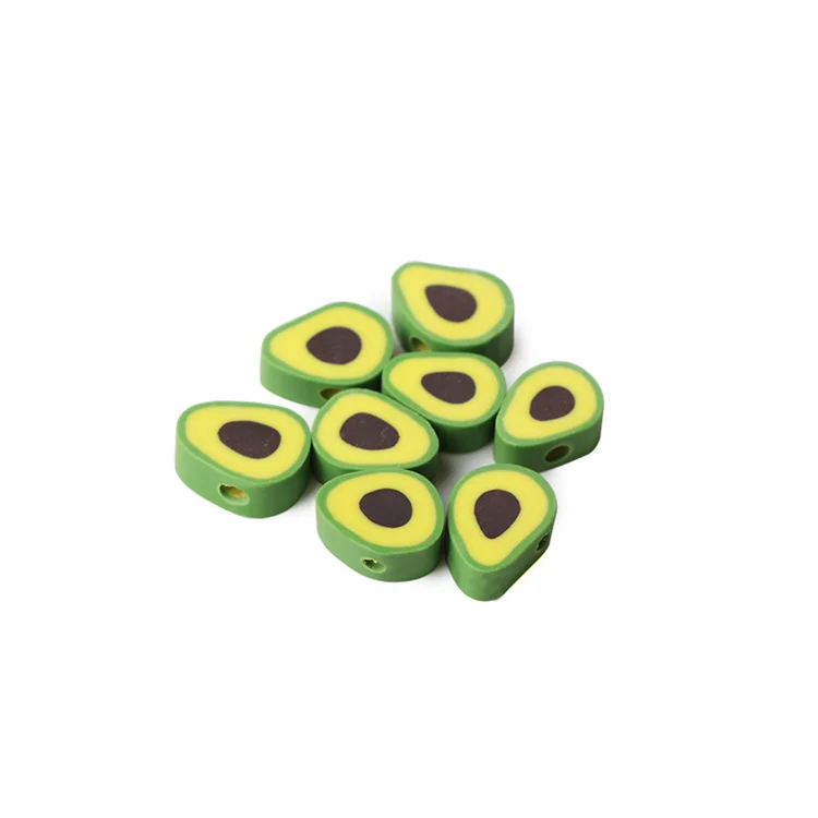 

Hobbyworker Avocado Fruit Clay Loose Beads for Handmade DIY Bracelet Necklace Jewelry Making Accessories B0250, Picture