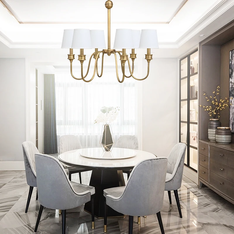 brass modern lighting chandelier