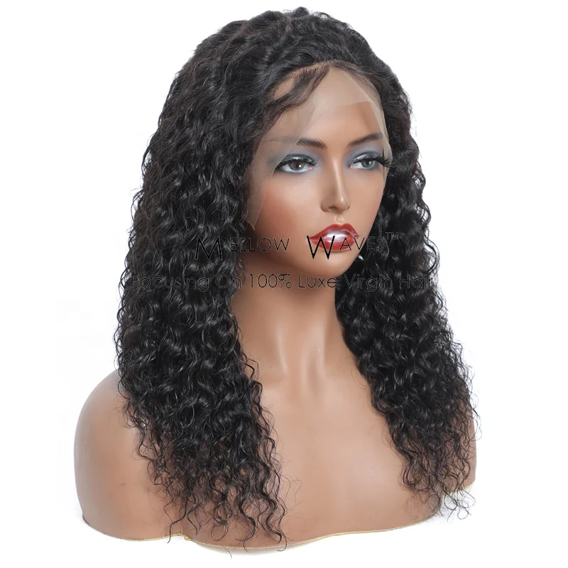 

Deep Wave HD Full Lace Wigs Human Hair Lace Front Brazilian Virgin Hair 360 Lace Front Wigs for Black Women