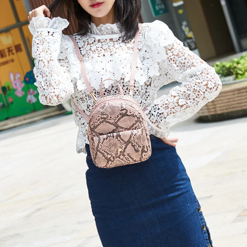 

2021 colorful snake skin print bags new arrivals female purses girl handbags, Claret,light grey,dark blue,pink,brown