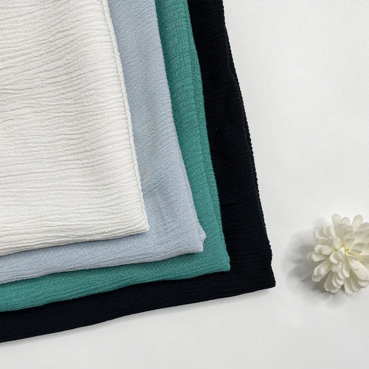 

Satin Spun Jacquard Viscose Crepe Yoryu Crinkle Solid Dyed 100% Rayon Digital Print Fabric For Shirt And Blouses