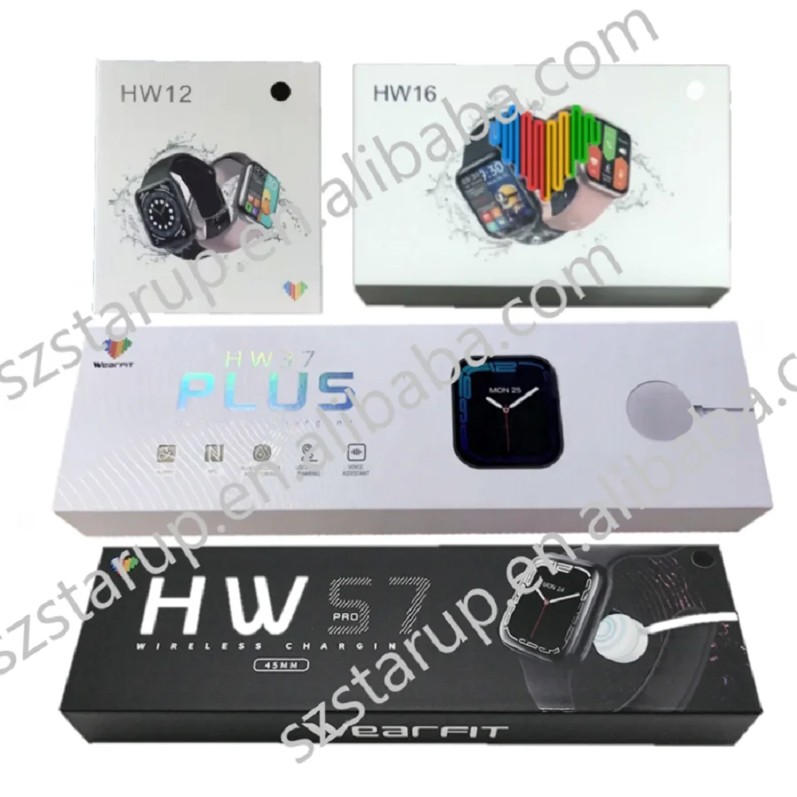 

Top quality latest series watch 6 7 hw12 hw16 hw37 plus hw57 hw21 smart watch wearfit pro long standby smartwatch hw12