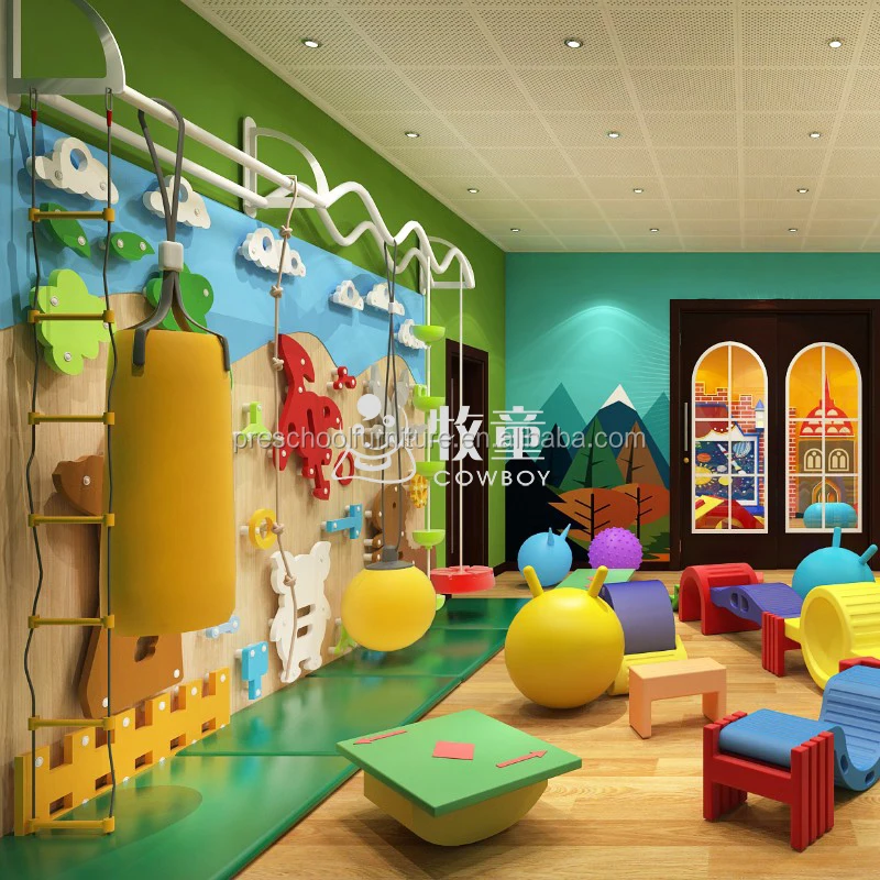 Safety Rosewood Preschool Kids Indoor Gym Playroom Advance Climbing ...