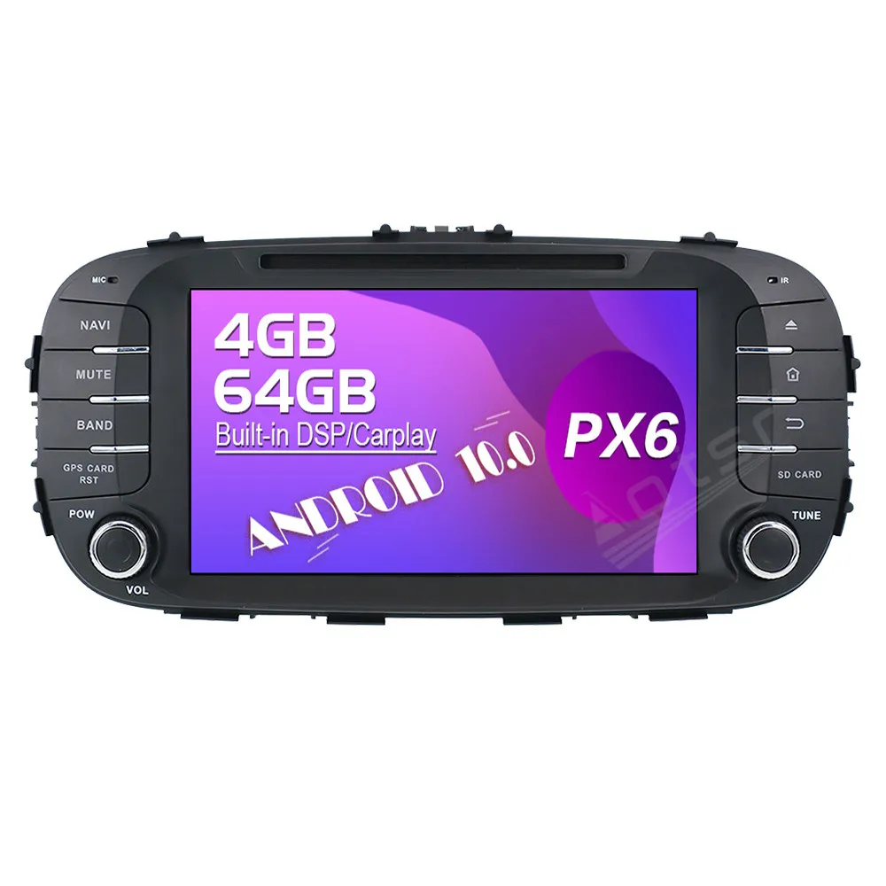 

64G Android Touch Screen Car Video Radio Stereos DVD Player Multimedia System For Kia SOUL 2014-2017 GPS Navigation