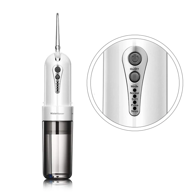 
Blue 4 Functions Rechargeable Cordless Oral Irrigator 150ml with Powerful Jet 