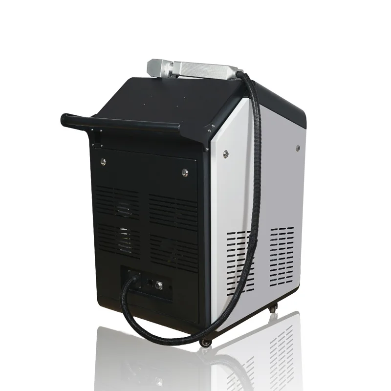 
50W 100W Fiber laser cleaning machine for welding pretreating and paint removal 