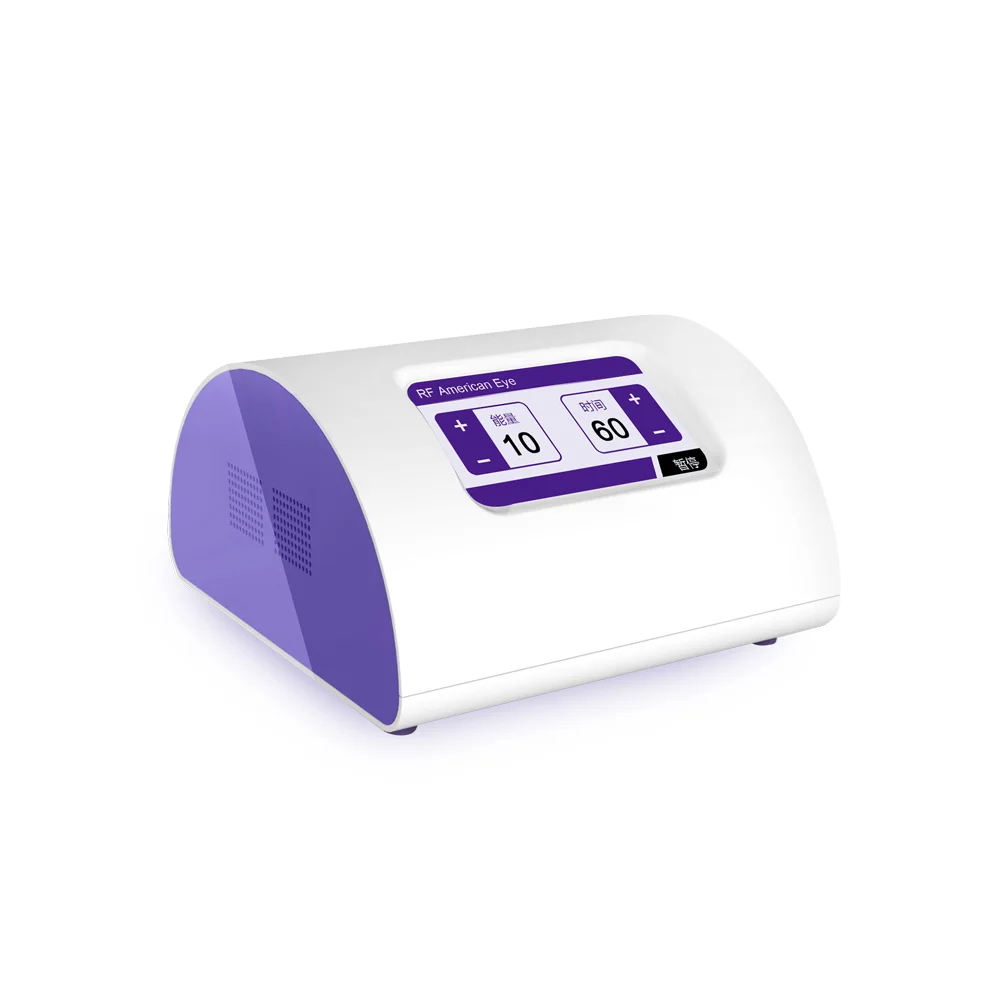 

2021 Anti-aging Eye Care Massager Eye Bag Removal RF Beauty Machine, White+purple