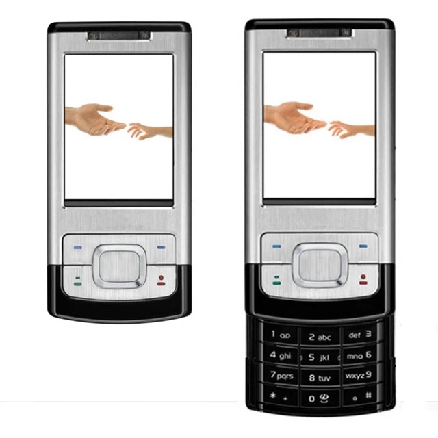 

For Nokia 6500S Mobile Phone slide 6500 Unlocked 2.2 inch Camera Multiple Languages Cell phone, Black, silver