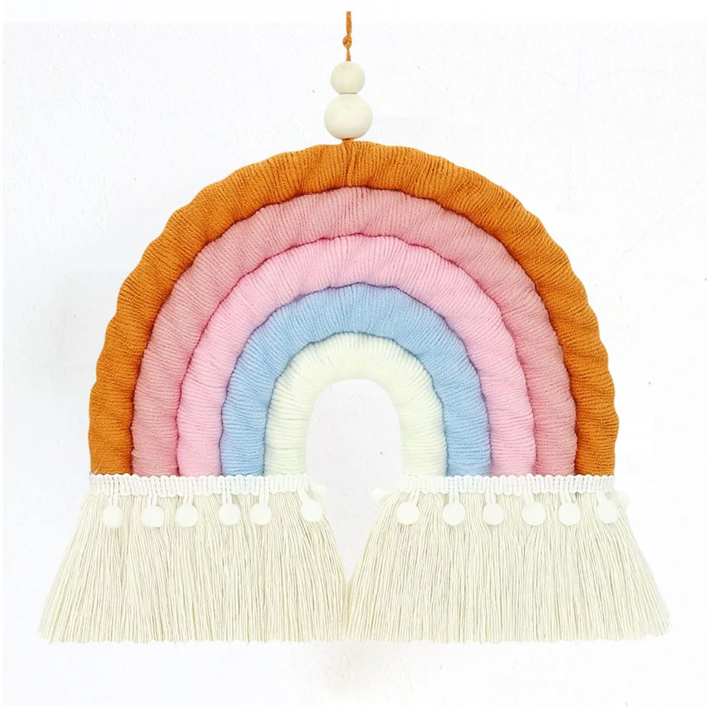 

Large Rainbow Wall Hanging Pastel Fiber Rainbow Wall Hanging Nursery Boho Decor Kids Room