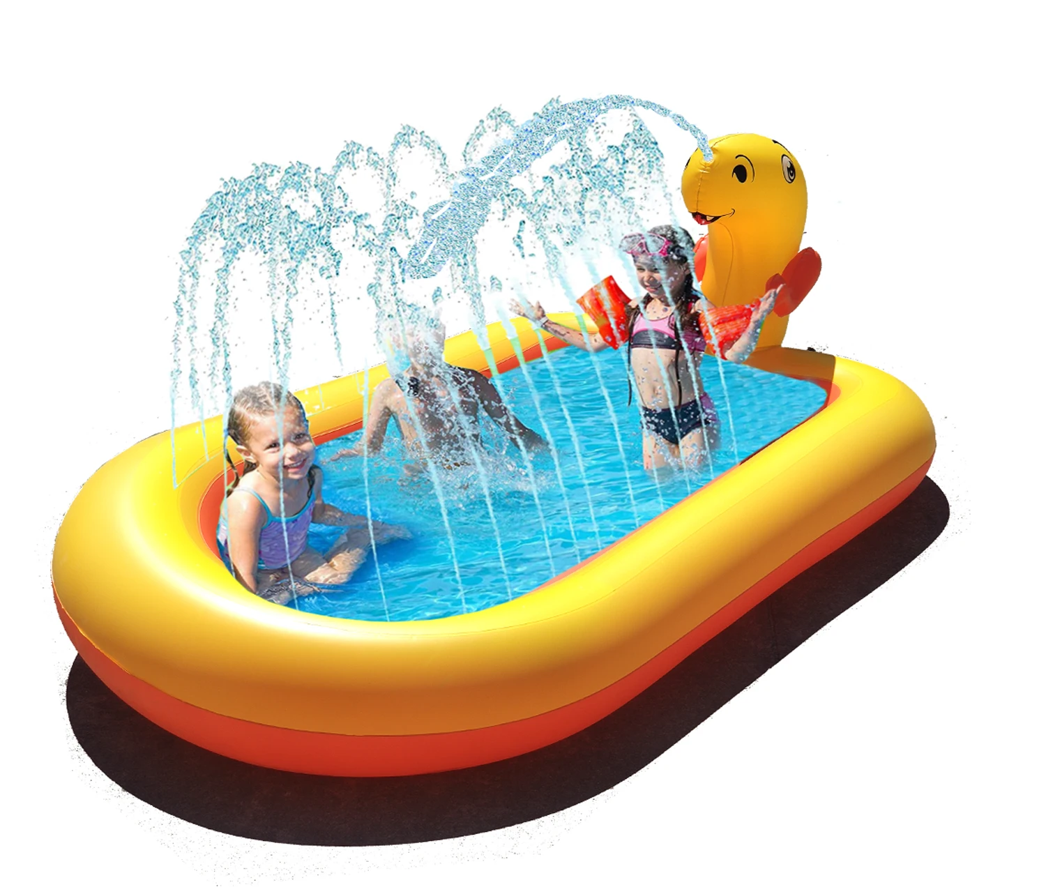 

170cm PVC Inflatable mini kids plastic Swimming Pool for kids Animal Pool Outdoor Sprinkler Play Mat Children's Water Toy, Animal style