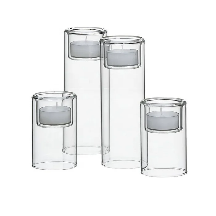 Blown Tea Light Cylinder Glass Candle Holders Cheap Wholesale Buy
